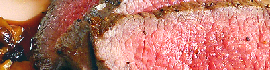肉料理　牛肉のワインロースト　竹の子風味の赤ワインソース